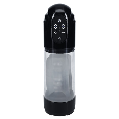 PUMPED TechnoThrust Auto Masturbator - Black/Clear Auto Maturbator