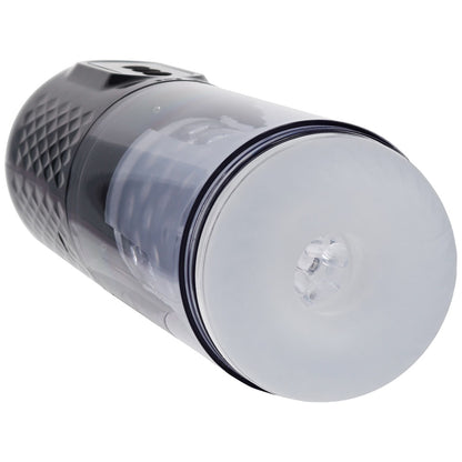 PUMPED Vortex - Gunmetal Grey/Clear Sucking Rotating and Thrusting