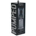 PUMPED Vortex - Gunmetal - Gunmetal Grey/Clear USB Rechargeable Sucking Rotating and Thrusting Auto Masturbator