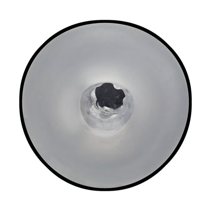 PUMPED SonicPull - Gunmetal Grey/Clear USB Rechargeable Sucking And Vibrating Auto Masturbator