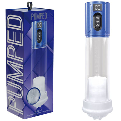PUMPED HyperLift - Blue - Metallic Blue/Clear Auto Pump