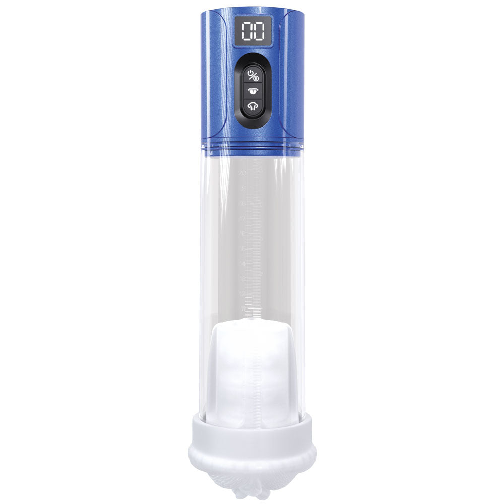 PUMPED HyperLift - Blue - Metallic Blue/Clear Auto Pump