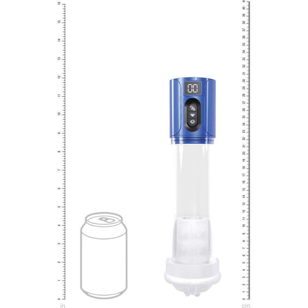 PUMPED HyperLift - Blue - Metallic Blue/Clear Auto Pump
