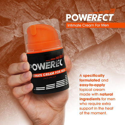 Powerect Intimate Cream - Enhancer Cream for Men - 48 ml Tube