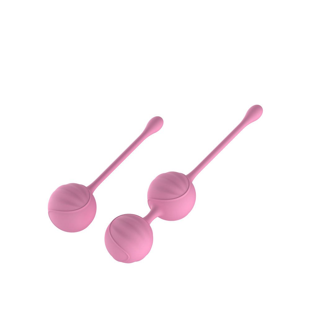 Passion Play Silicone Kegel Ball Set - Pink Kegel Balls - Set of 2