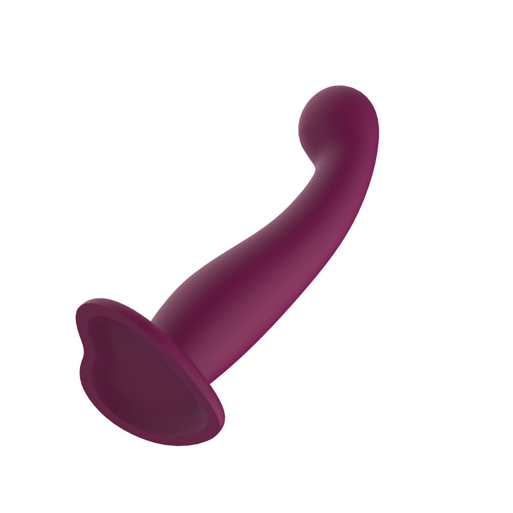 Passion Play Liquid Silicone Dildo - Purple 18 cm Dildo
