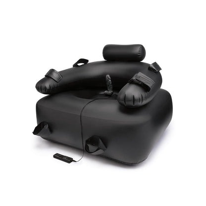 Whipsmart Inflatable Bondage Chair - Black Inflatable Chair with 6''