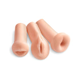 Pipedream Extreme Toyz All 3 Holes - Flesh Strokers - Set of 3 - Image 2