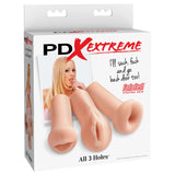 Pipedream Extreme Toyz All 3 Holes - Flesh Strokers - Set of 3 - Image 1