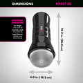 PDX Wet Pussies - Super Slide & Glide XXL - Clear Stroker