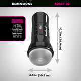 PDX Wet Pussies - Super Slide & Glide XXL - Clear Stroker - Image 3