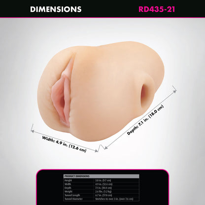 PDX Plus Pussy Pounder Squeeze Stroker - Flesh Vagina Stroker