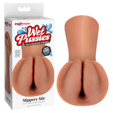 PDX Extreme Wet Pussies - Slippery Slit - Tan - Tan Self-Lubricating Vagina Stroker - Image 1