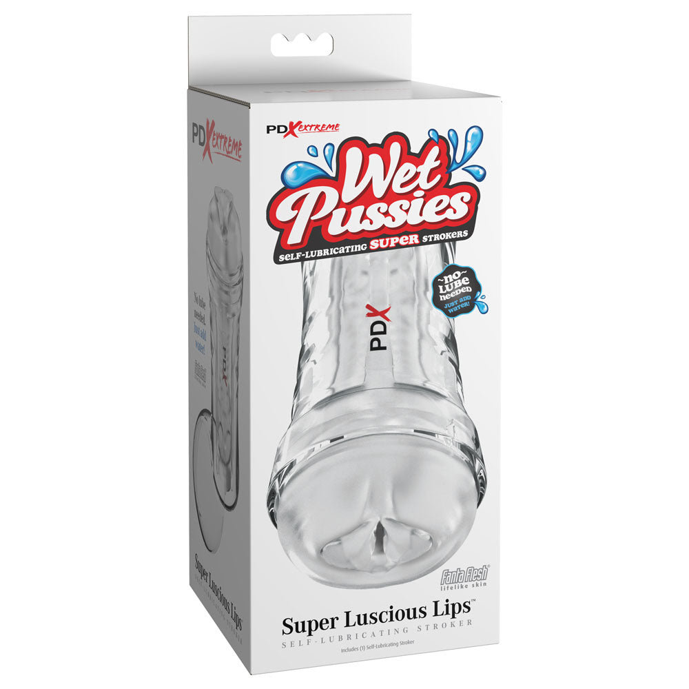 PDX Extreme Wet Pussies - Super Luscious Lips - Clear Self Lubricating