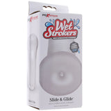 PDX Extreme Wet Stroker - Slide & Glide - Clear Vagina Stroker - Image 1