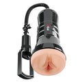 PDX Wet Pussies Super Sucker XXL Stroker - Flesh - Flesh Vagina Stroker with Suction Pump