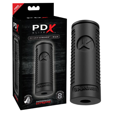 PDX Elite EZ Grip Stroker - Black Stroker - Image 1