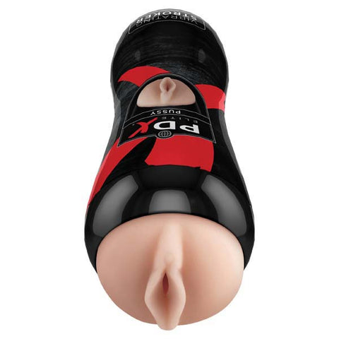 Pipedream Extreme Toyz Elite Vibrating Stroker Pussy - Flesh Vibrating Pussy Stroker - Image 1