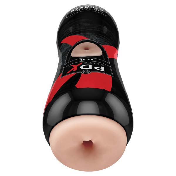 Pipedream Extreme Toyz Elite Vibrating Stroker Anal - Flesh Vibrating Ass Stroker - Image 1