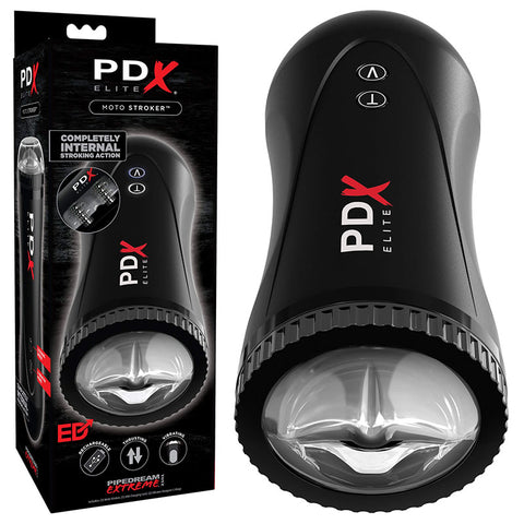 Pipedream Extreme Toyz Elite Moto Stroker - Black Powered Masturbator - Image 1