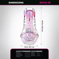 PDX Elite ViewTube XXL LED Stroker - Clear Stroker with LED Lights
