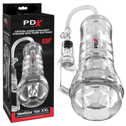 PDX Elite ViewTube Vac XXL Pump Stroker - Clear Vagina Stroker