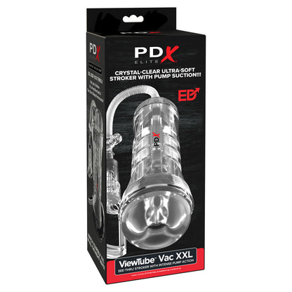 PDX Elite ViewTube Vac XXL Pump Stroker - Clear Vagina Stroker