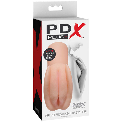 PDX PLUS Perfect Pussy Pleasure Stroker - Flesh Vagina Stroker - Image 1