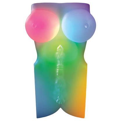 PDX Elite Go Bator LED Mega Masturbator - Clear LED