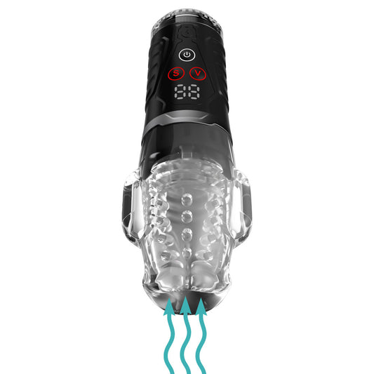 PDX Elite Ultra Milker Pro - Clear Vibrating & Sucking Auto Stroker