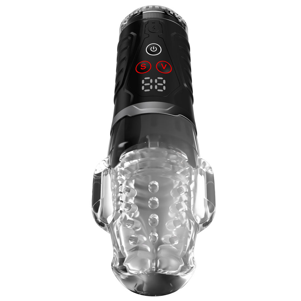PDX Elite Ultra Milker Pro - Clear Vibrating & Sucking Auto Stroker