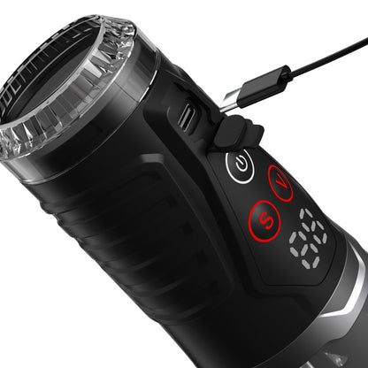 PDX Elite Ultra Milker Pro - Clear Vibrating & Sucking Auto Stroker
