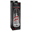 PDX Elite Mega-Bator Pro - Clear USB Rechargeable Vibrating & Spinning Auto Stroker