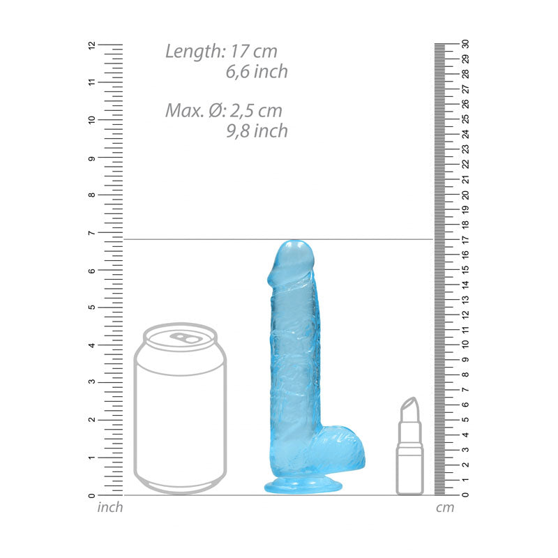 REALROCK 6'' Realistic Dildo With Balls 15.2 cm Dong
