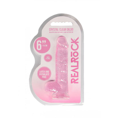 REALROCK 6'' Realistic Dildo With Balls 15.2 cm Dong