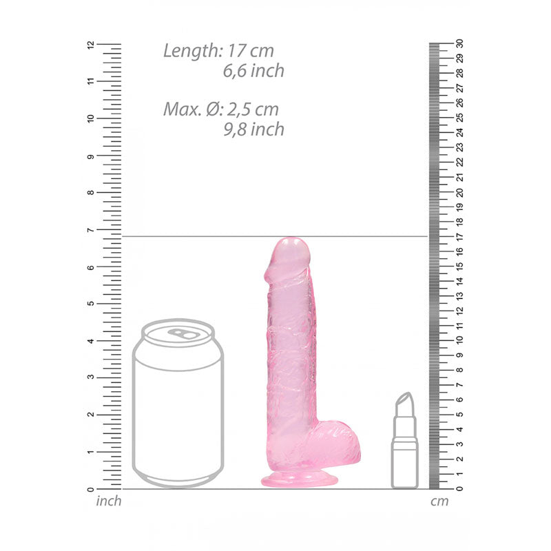 REALROCK 6'' Realistic Dildo With Balls 15.2 cm Dong