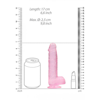 REALROCK 6'' Realistic Dildo With Balls 15.2 cm Dong