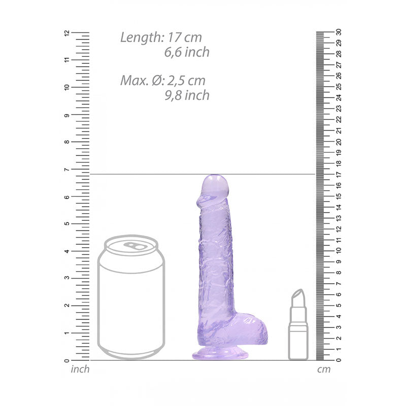 REALROCK 6'' Realistic Dildo With Balls 15.2 cm Dong