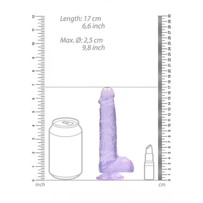 REALROCK 6'' Realistic Dildo With Balls 15.2 cm Dong
