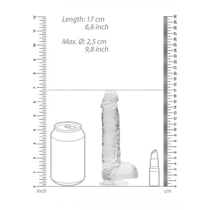 REALROCK 6'' Realistic Dildo With Balls 15.2 cm Dong