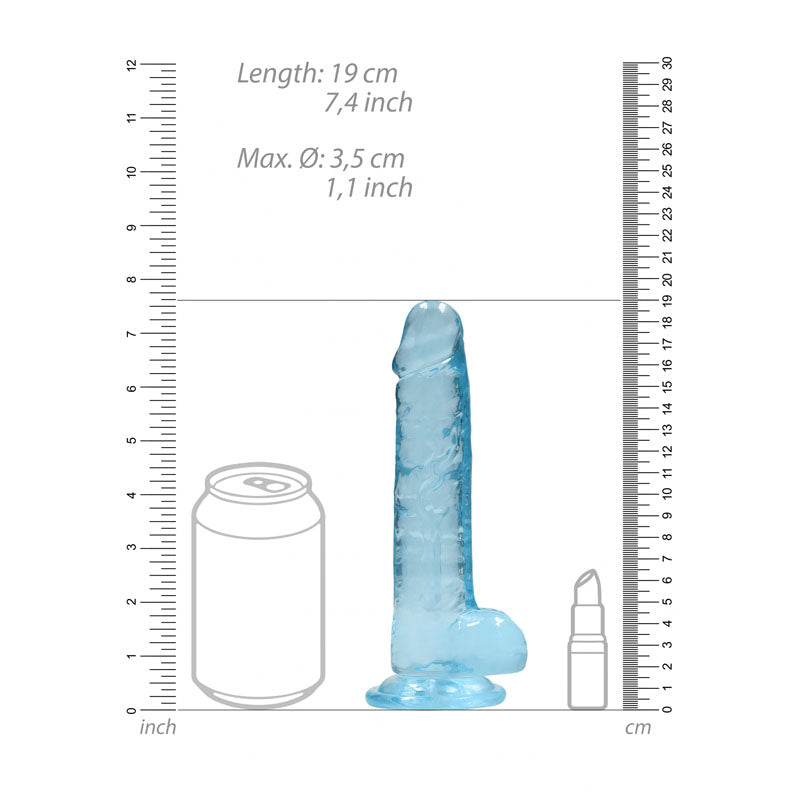REALROCK 7'' Realistic Dildo With Balls 17.8 cm Dong