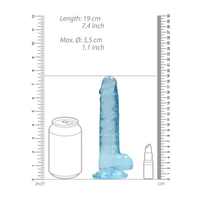 REALROCK 7'' Realistic Dildo With Balls 17.8 cm Dong