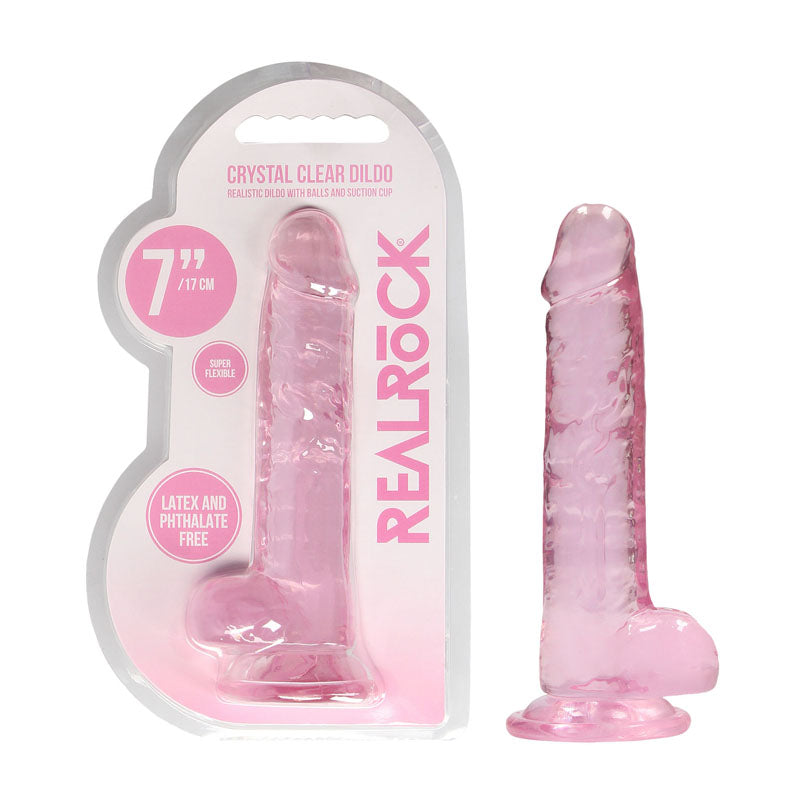 REALROCK 7'' Realistic Dildo With Balls 17.8 cm Dong