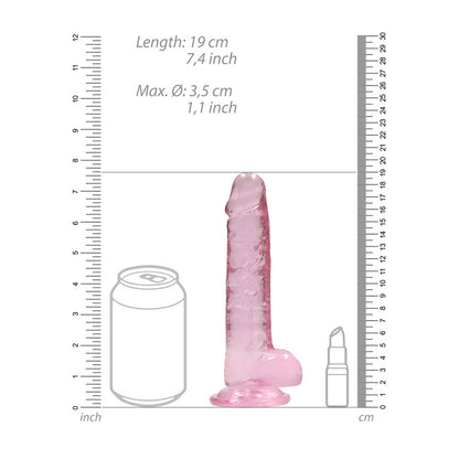 REALROCK 7'' Realistic Dildo With Balls 17.8 cm Dong