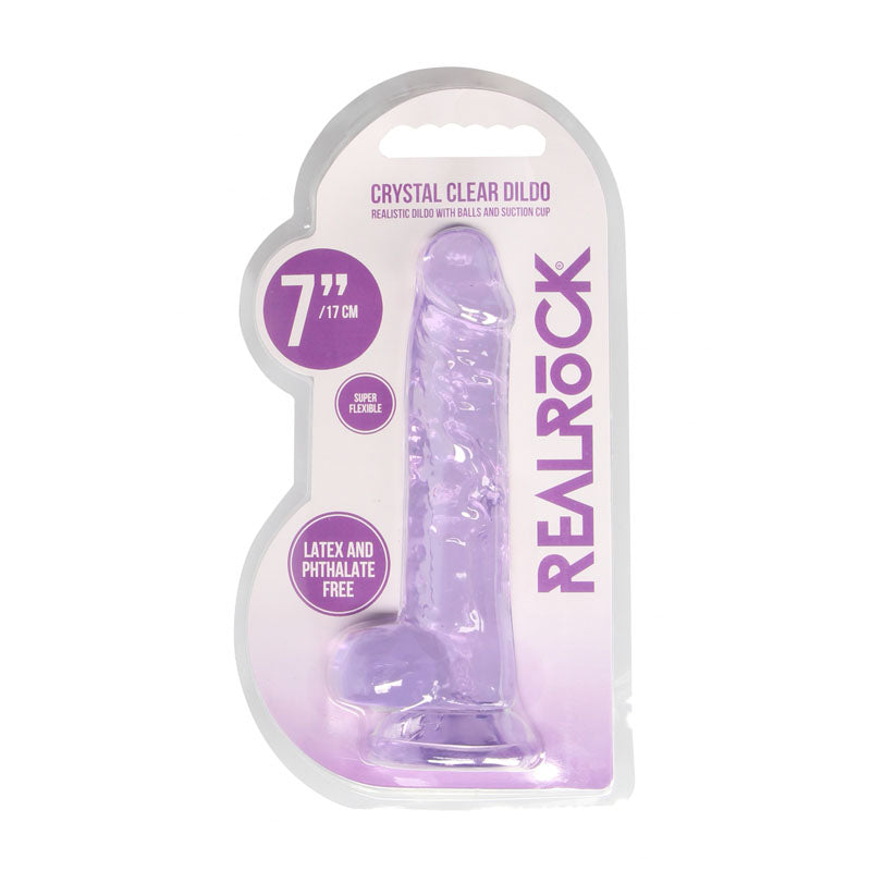 REALROCK 7'' Realistic Dildo With Balls 17.8 cm Dong