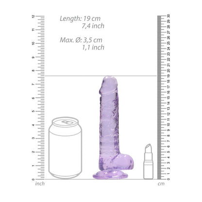 REALROCK 7'' Realistic Dildo With Balls 17.8 cm Dong