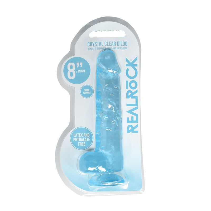 REALROCK 8'' Realistic Dildo With Balls 20.3 cm Dong
