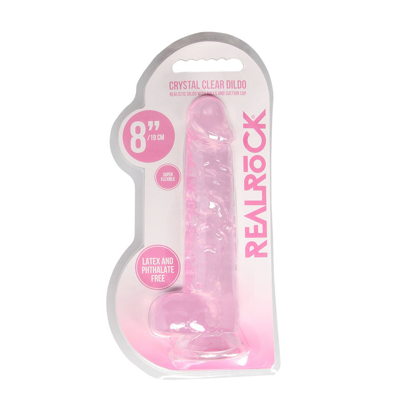 REALROCK 8'' Realistic Dildo With Balls 20.3 cm Dong