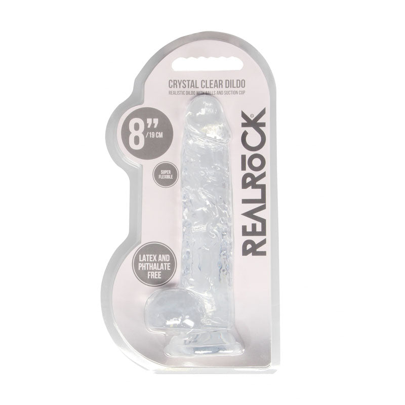 REALROCK 8'' Realistic Dildo With Balls 20.3 cm Dong
