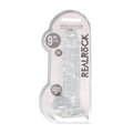 RealRock 9'' Realistic Dildo With Balls - Clear 22.9 cm Dong
